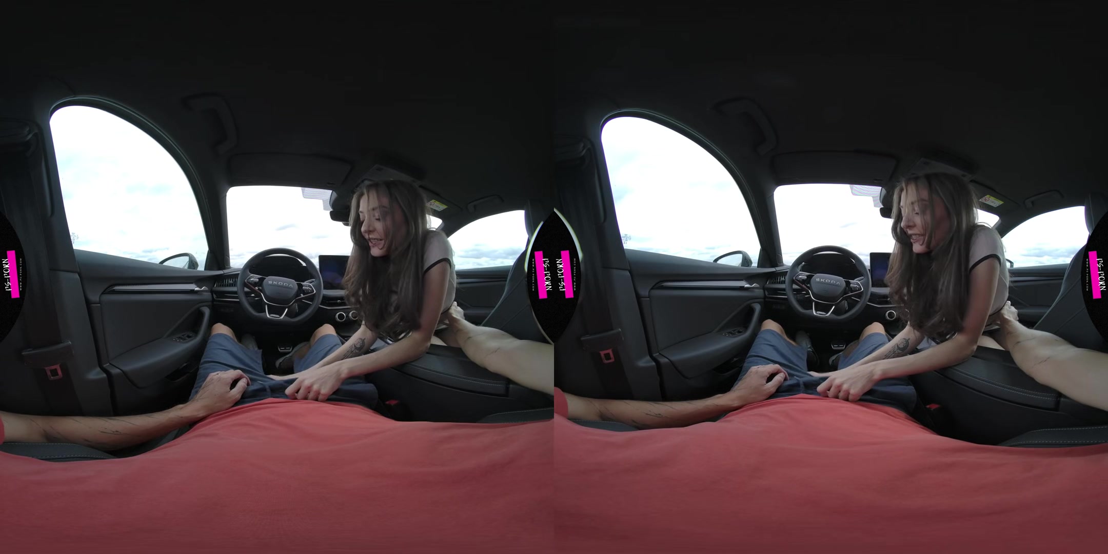 Sex In The Car With The Beautiful Becky