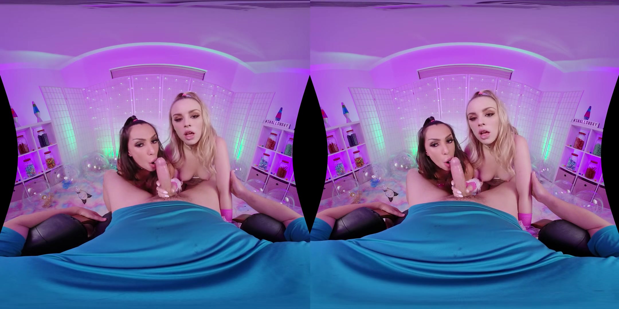 Brunette Compilation - Blowjob and Cumshot Cumpilation POV VR