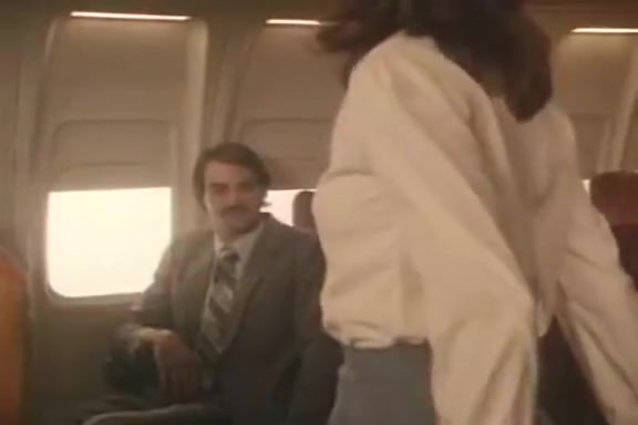 Shanna McCullough, Mike Horner in sex on a plain in vintage classic porn