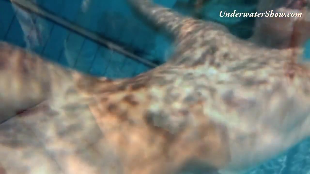 Russian Girl Edwiga Swims Nude In The Pool In Russia