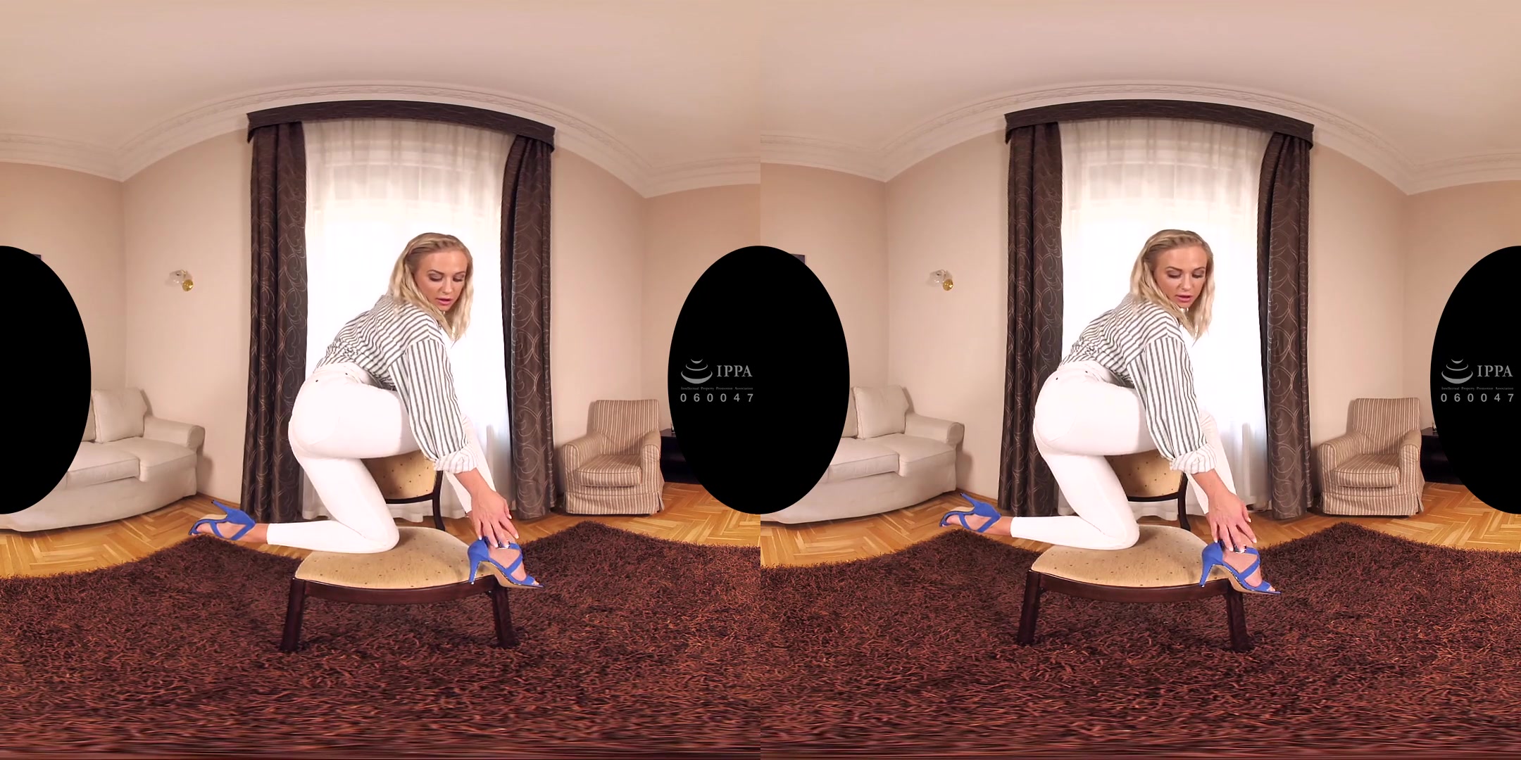 Vinna Reed in Vinna Introducing Blonde European Girl to Japanese Dick 1 - ChinChinVR