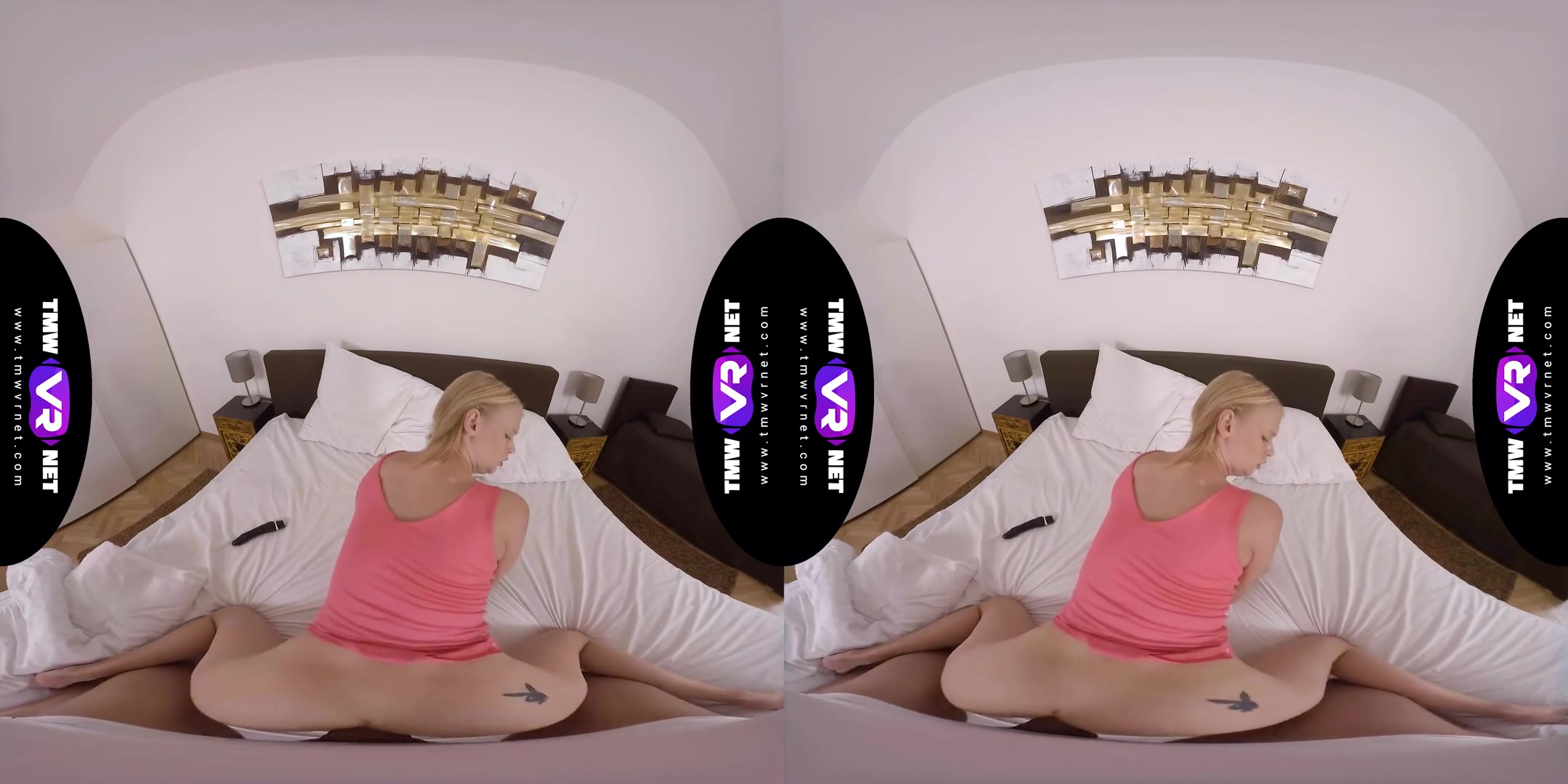 Spicy Surprise Under The Blanket - Blonde Virtual Girlfriend Hardcore