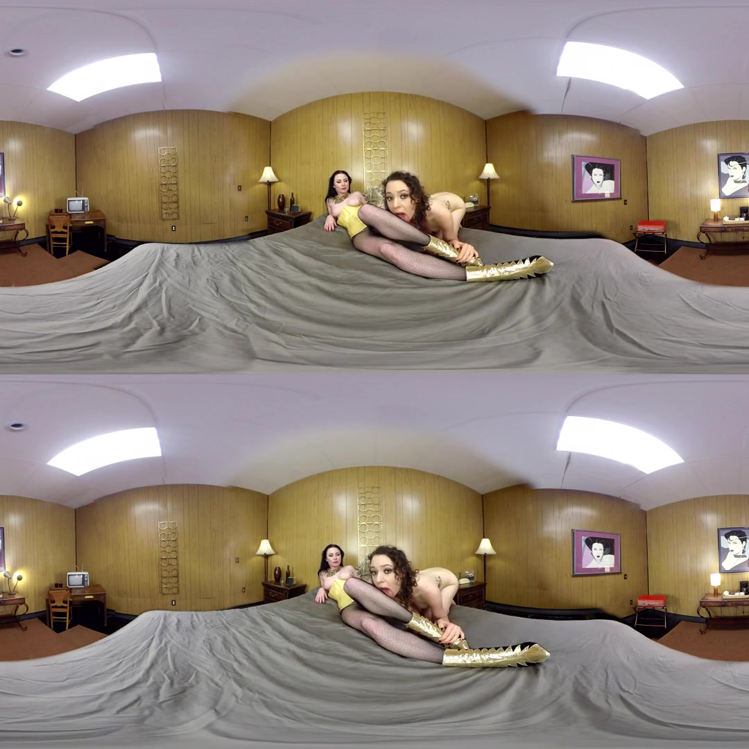 Veruca James & Lilith Luxe in Lesbian Service Slave - KinkVR