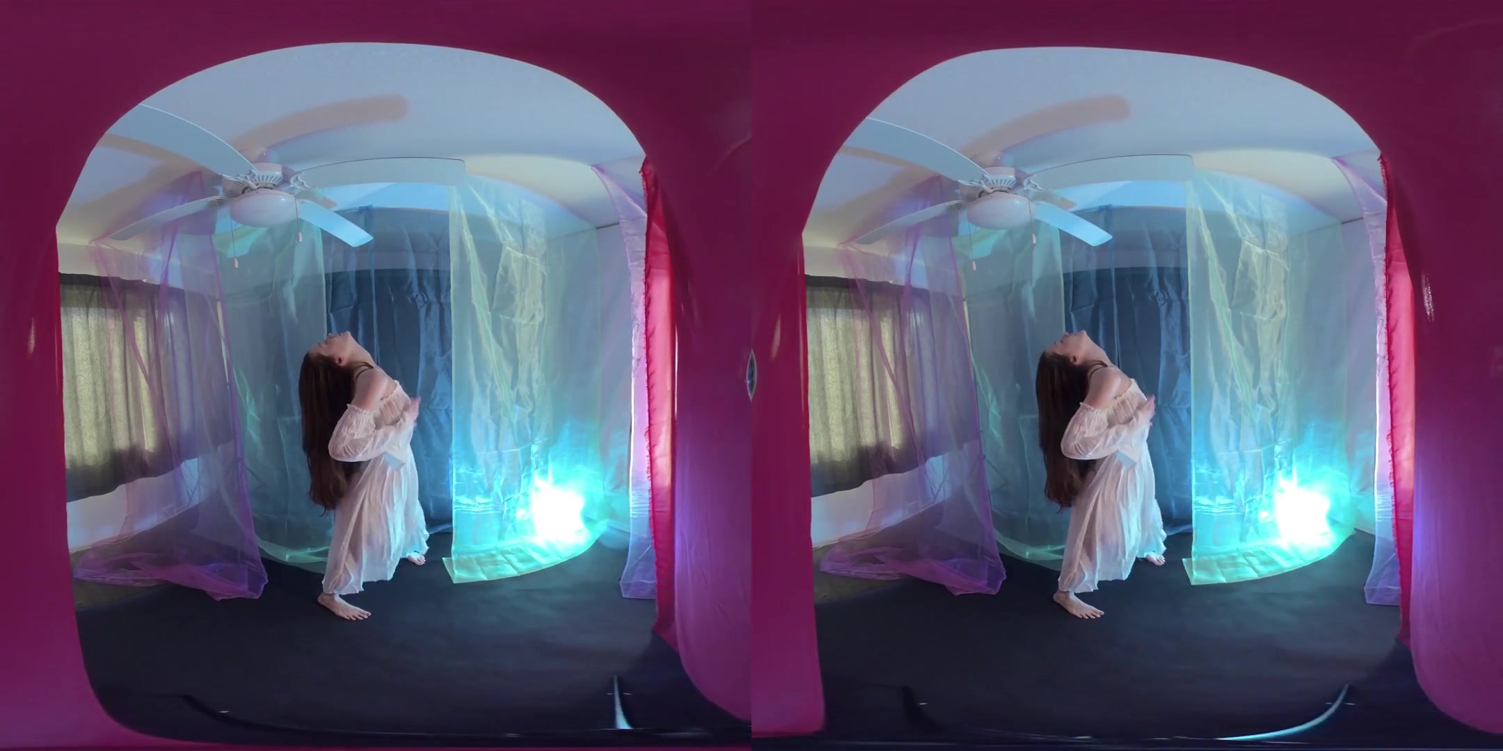 Curtains - Emily Bloom in a Solo Tease - SexLikeReal