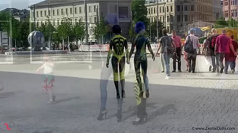 Crazy Models In Full Body Spandex - Watch4Fetish