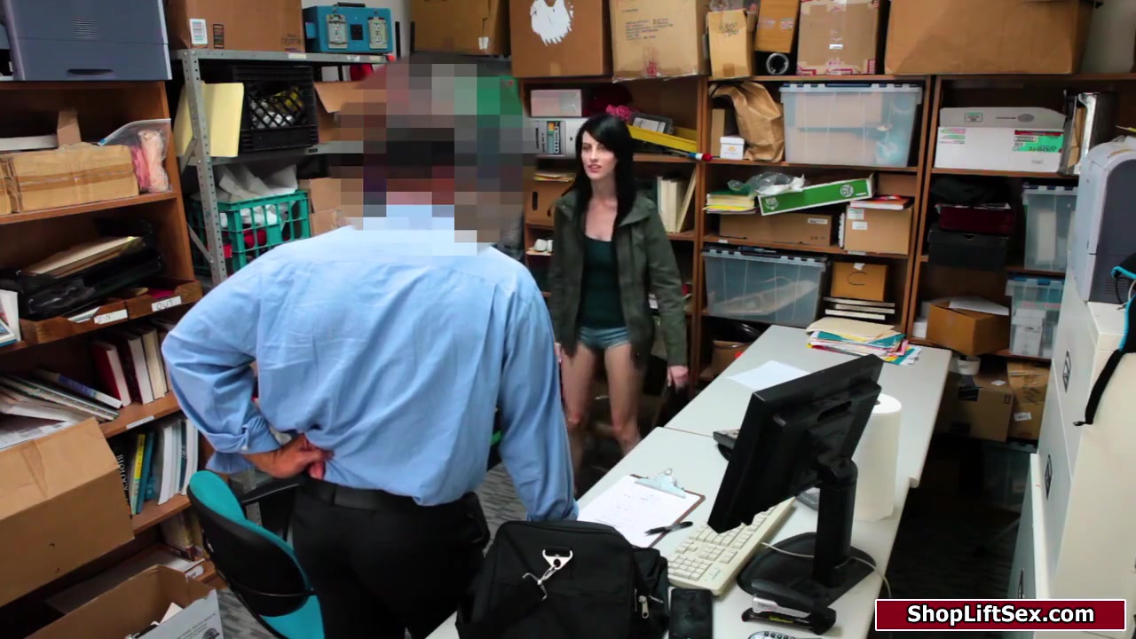 Hot Shoplifter Banged By Horny Officer