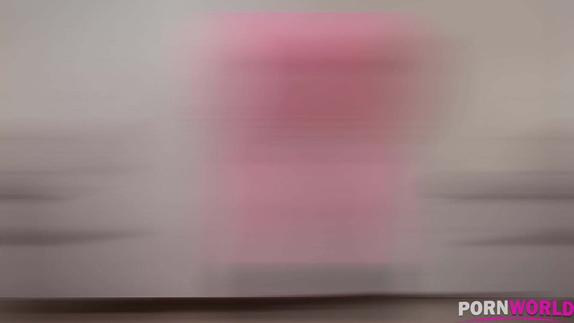 Pink Pantyhose Beauty - She Loves Playing With Her Shaved Pussy - PornWorld