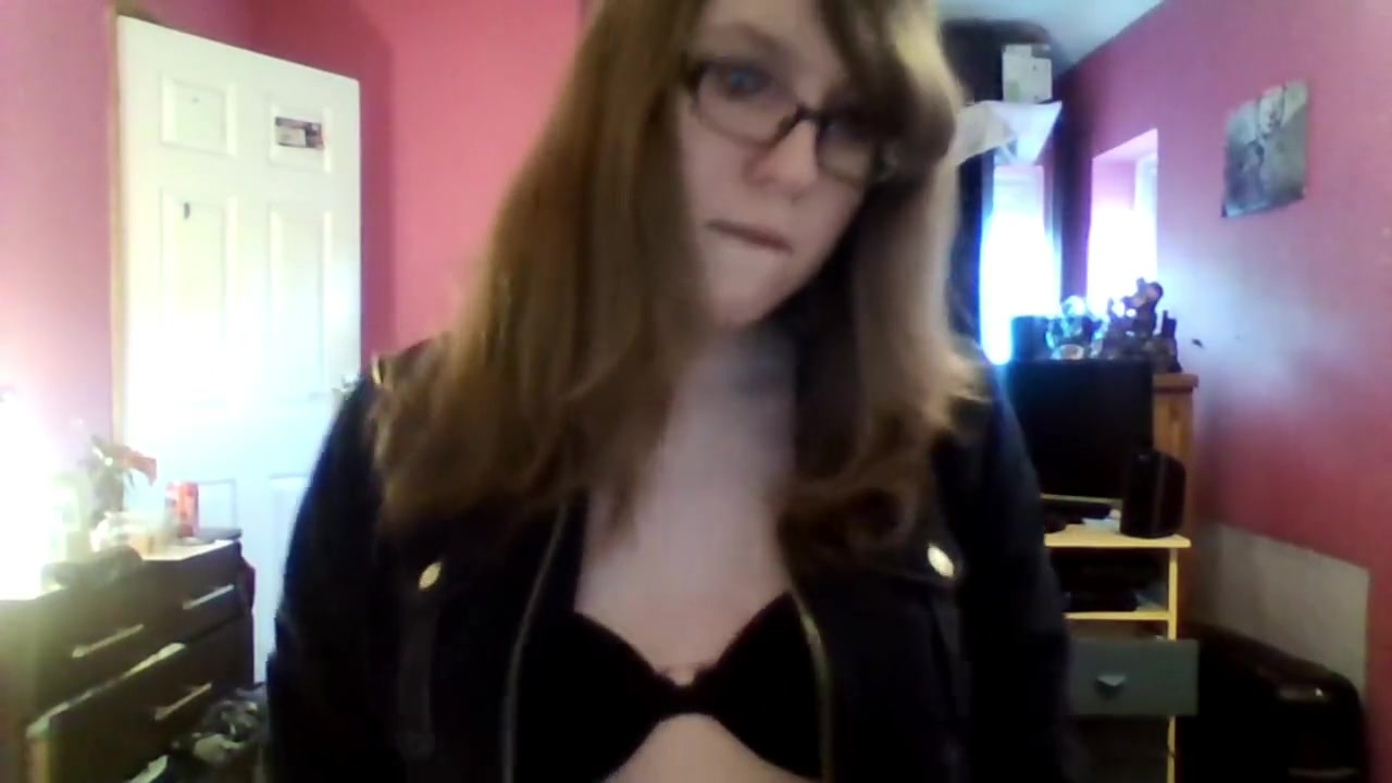 Sissy goes wild on and shows off slutty body