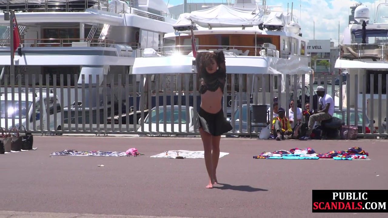 Humiliated european public nudity and kinky spanking