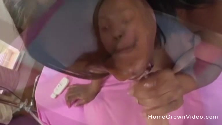 Gina Sucks And Fucks Her First White Cock