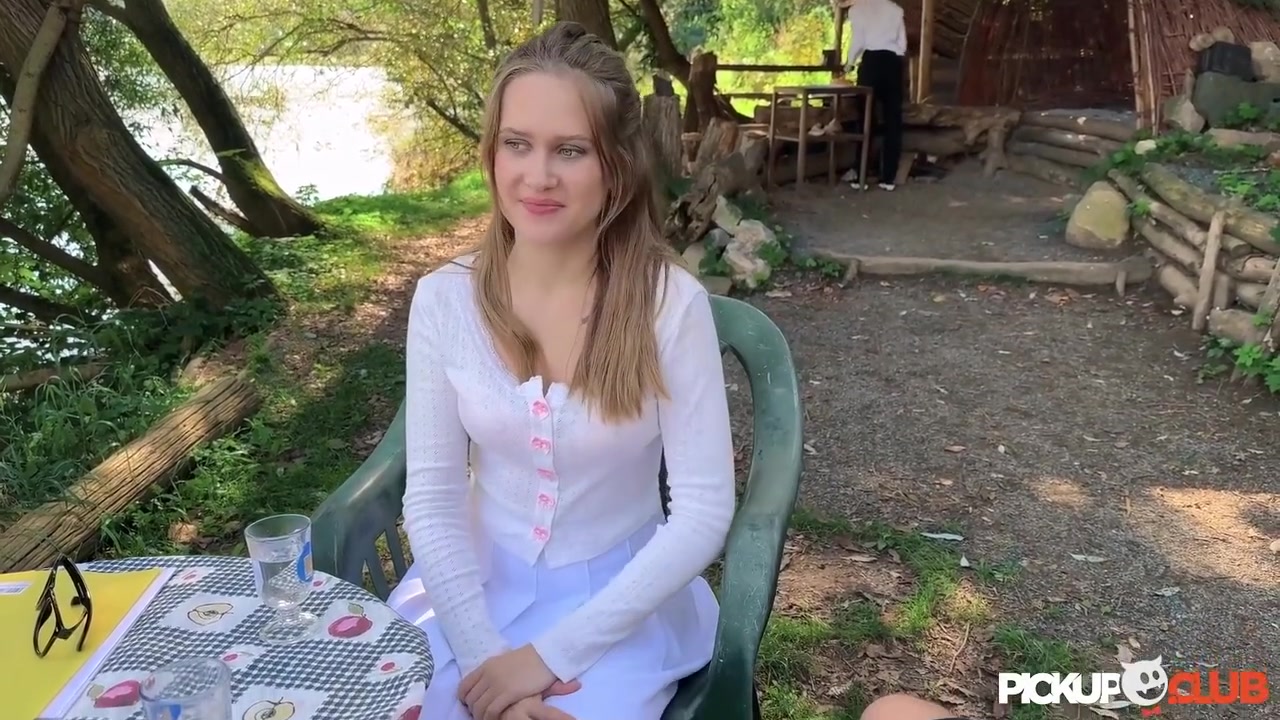 Pickupclub - Perky Goes On A Blind Date To An Outdoor Riverside Cafe - Charlie Dean And Una Fairy
