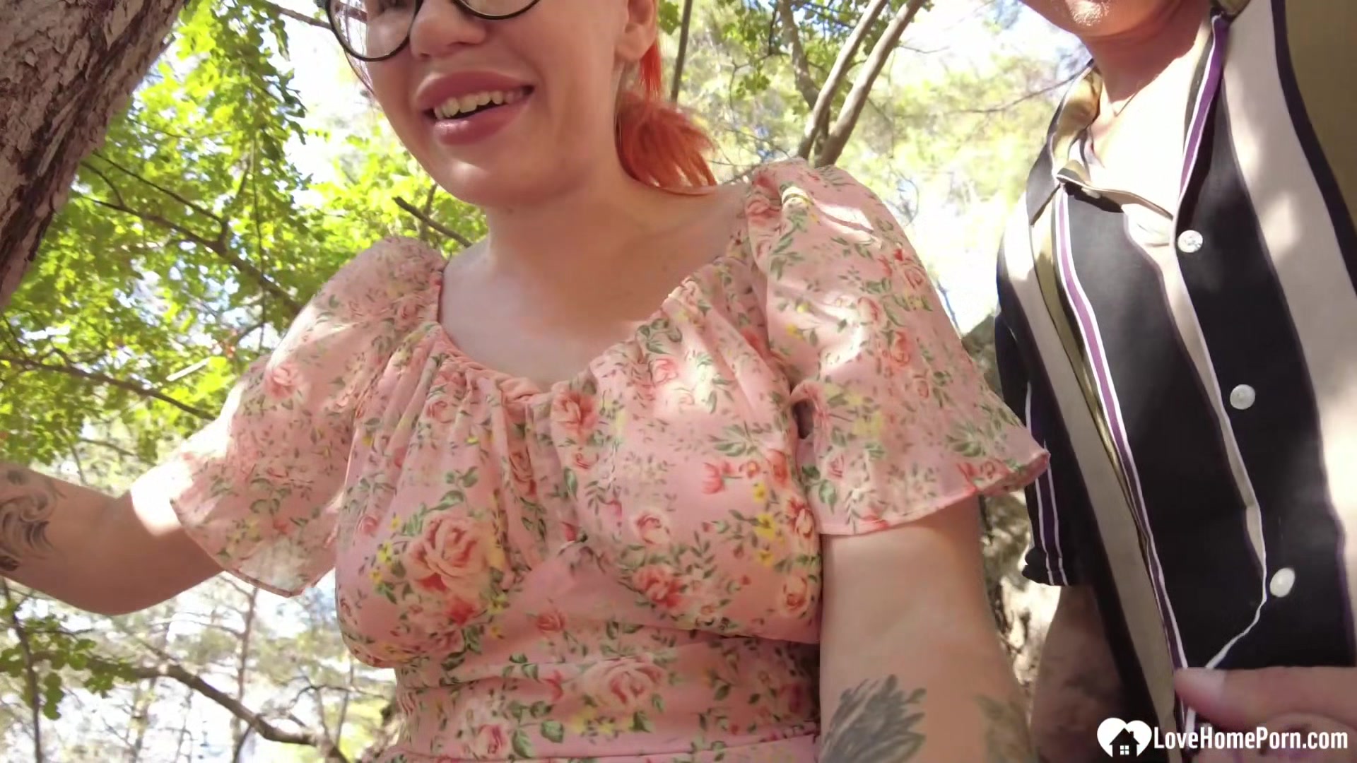 Horny Couple Has Spontaneous Sex In The Woods