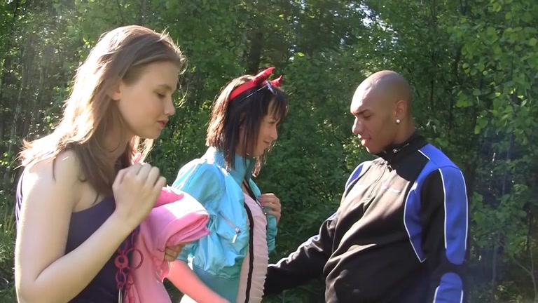 students 18+ in outdoor trio