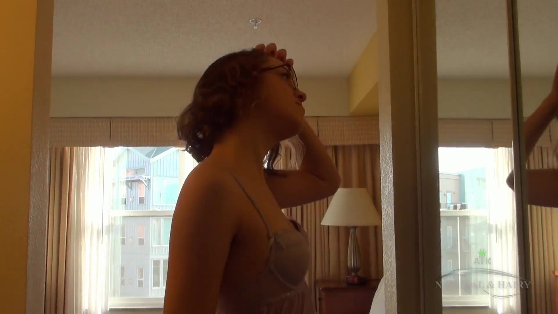 Alchemy Loves Admiring Her Petite Hairy Body In The Mirror