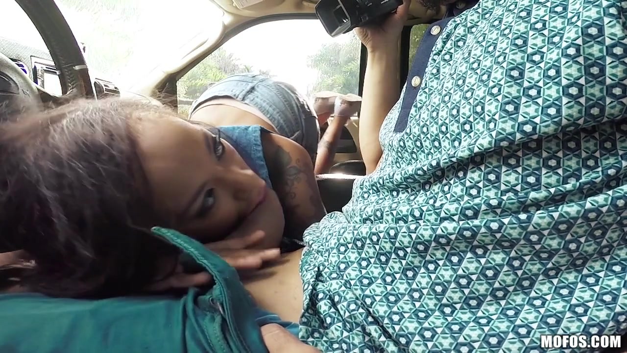 Diamond Monrow in Picking Up an Ebony Girl - StrandedTeens