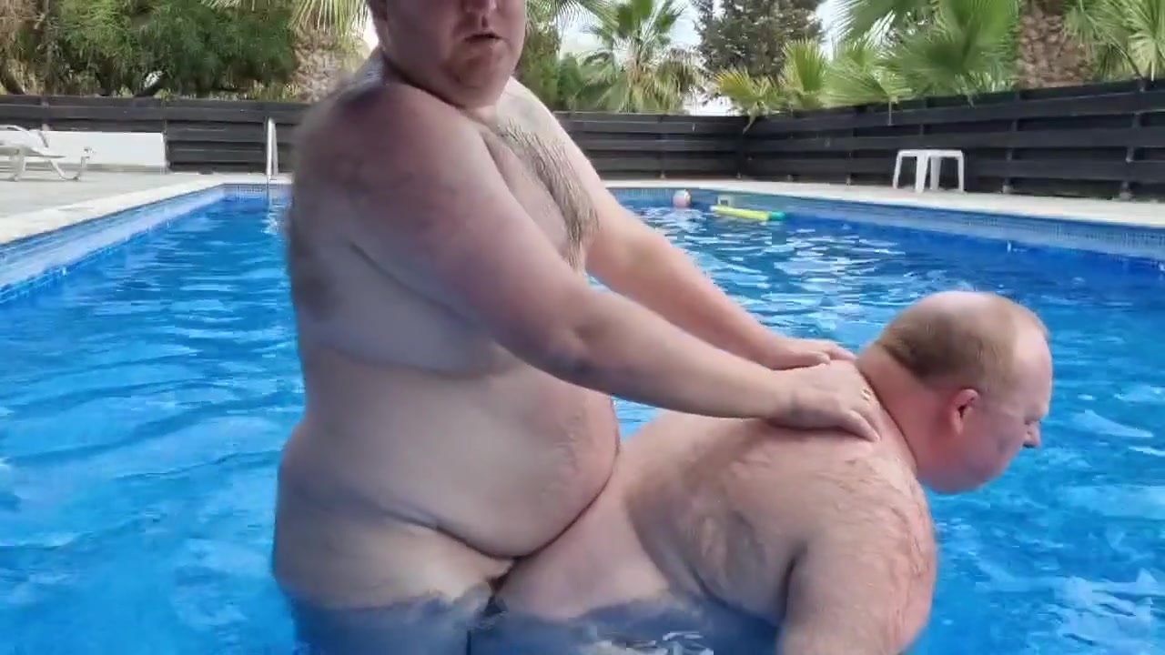Stepson Fucks His Step daddy In Public Swimming Pool