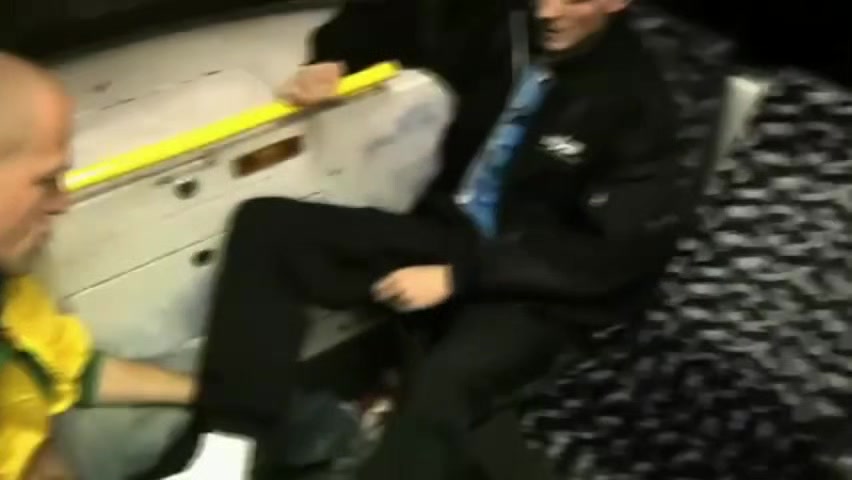boyz having indecent pleasure in german tram