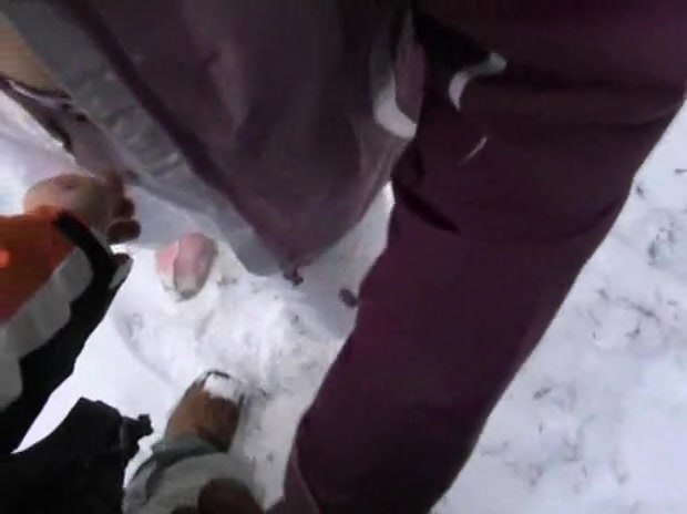 Amateur naughty chick warming up my dick in a park