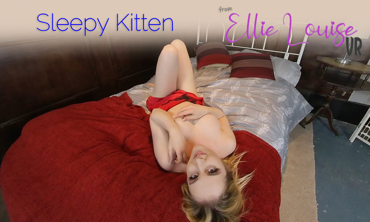 Sleepy Kitten - Cute Amateur Blonde Striptease - SexLikeReal