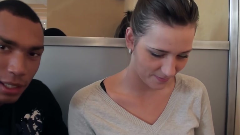 Real public sex with a stunning brunette