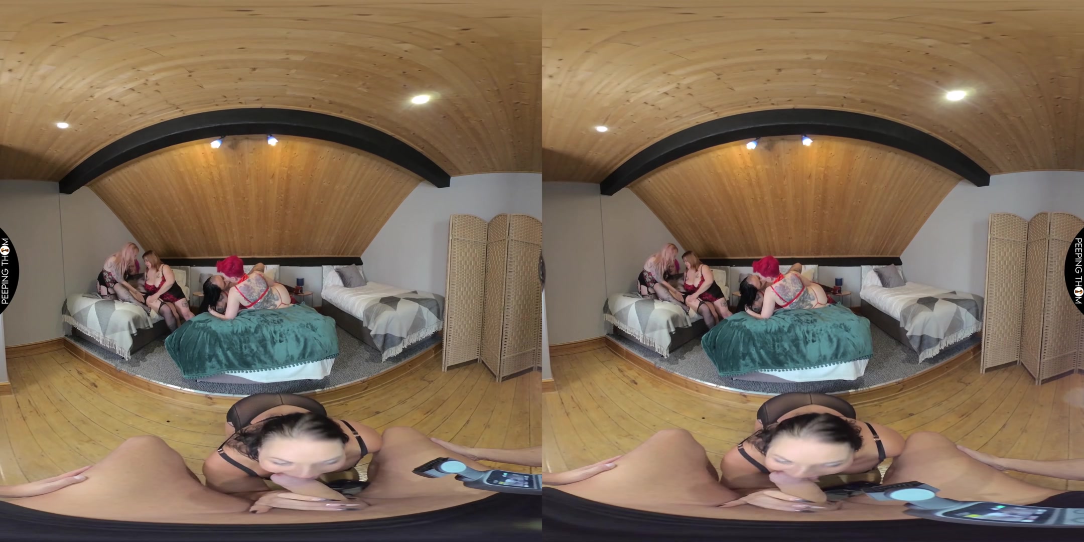 Six Girl Filmed Blowjob Challenge - PeepingThom