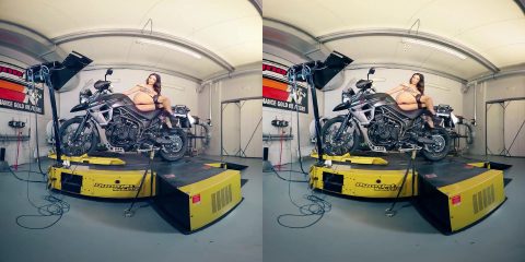 Rachel Evans in Rachel Evans Naked on her Motorcycle - BravoModelsMedia