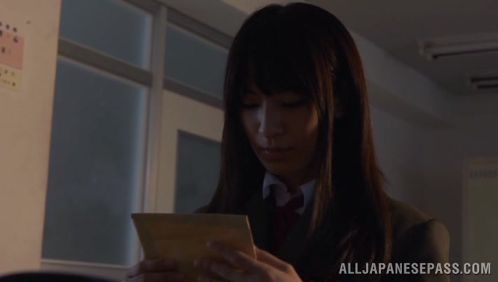 Ruri Narumiya Japanese teen 18+ gives POV blowjob