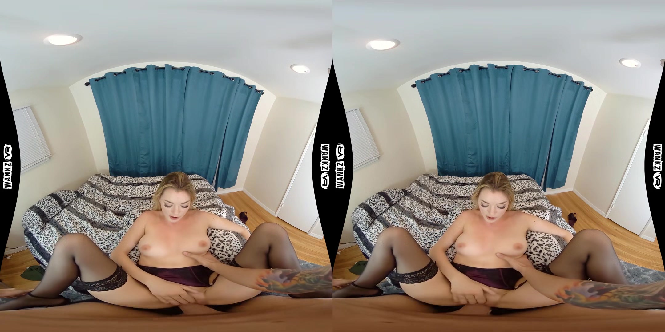 Dorm Rules - Blonde Coed Babe Fucked - WankzVR - SexLikeReal