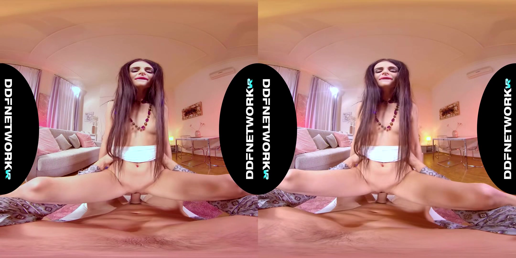 Insatiable Sex Fiend - Thin Brunette Riding - Sexlikereal