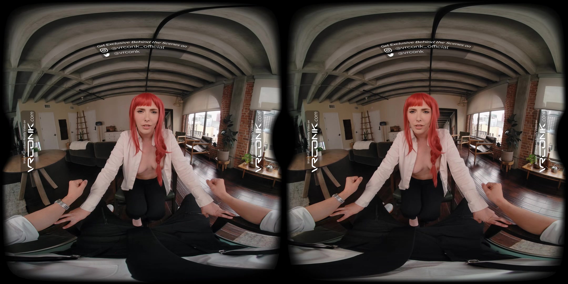VR Conk Chainsaw Man Makima and Power A VR Porn Anime Parody Starring Casey Calvert & Angel Youngs