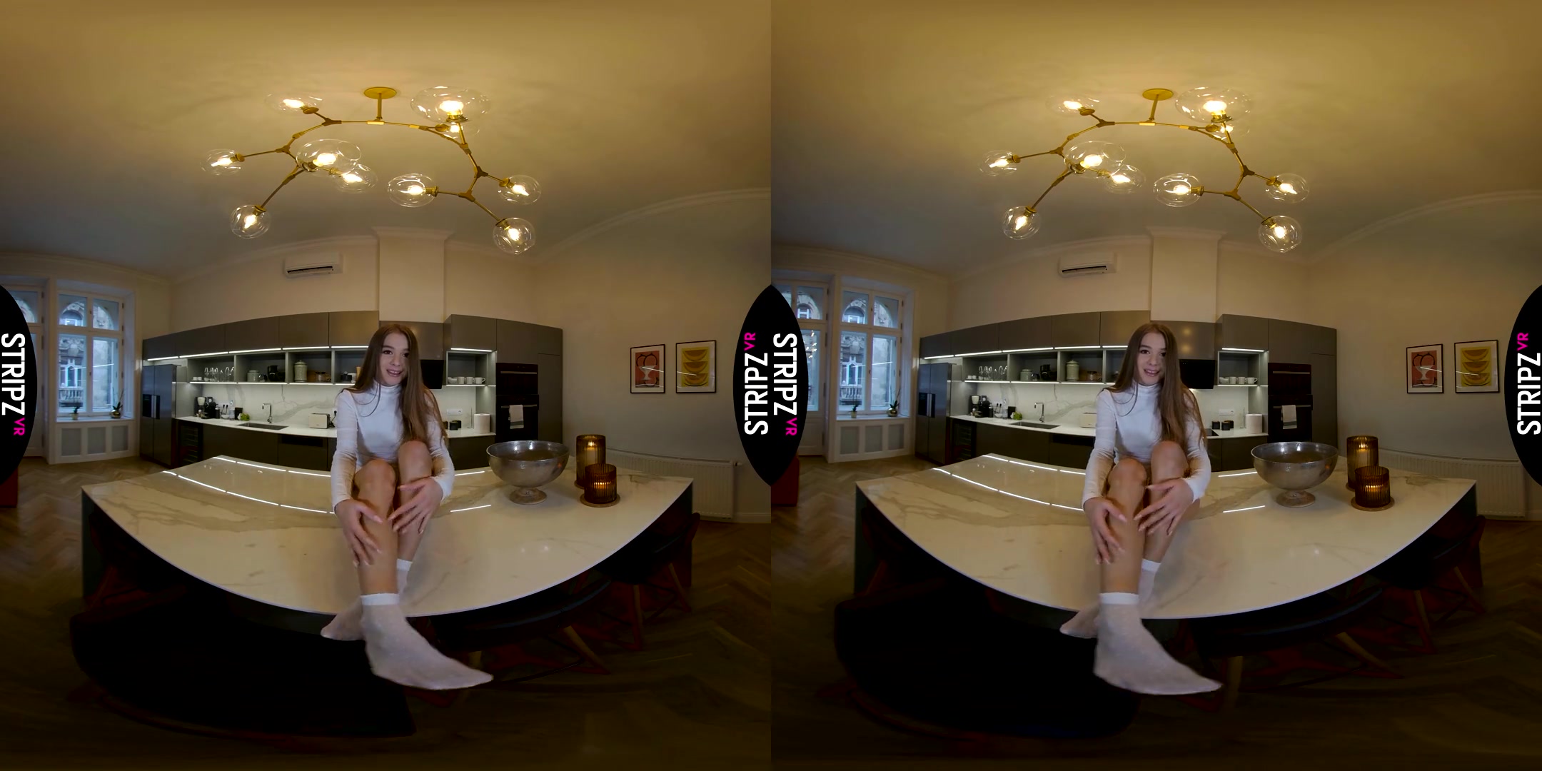 Kitchen Heat - Hot teen 18+ Solo Striptease - SexLikeReal