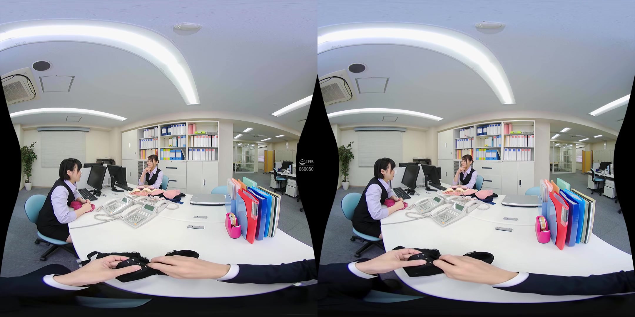 You the New Guy? Let's Check the Fit of Your Underwear - Office Sex FFFM Asian Foursome