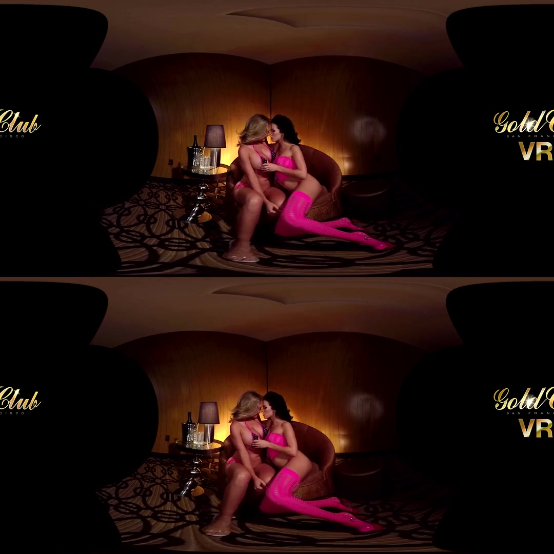 Megan Rain & Kagney Linn Karter in Megan Rain and Kagney Linn Karter Nude Lapdance - VRClubz