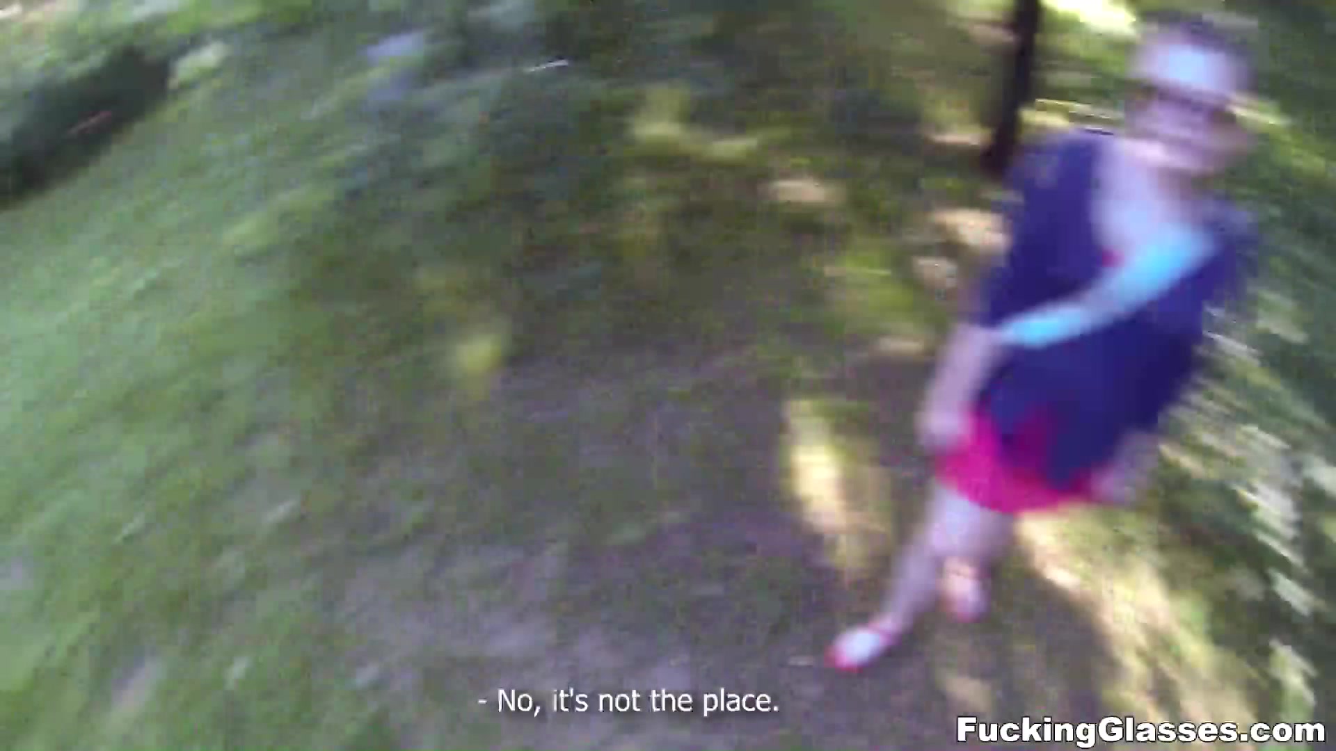 Fucking Glasses - Lota - Outdoor fuck in glasses