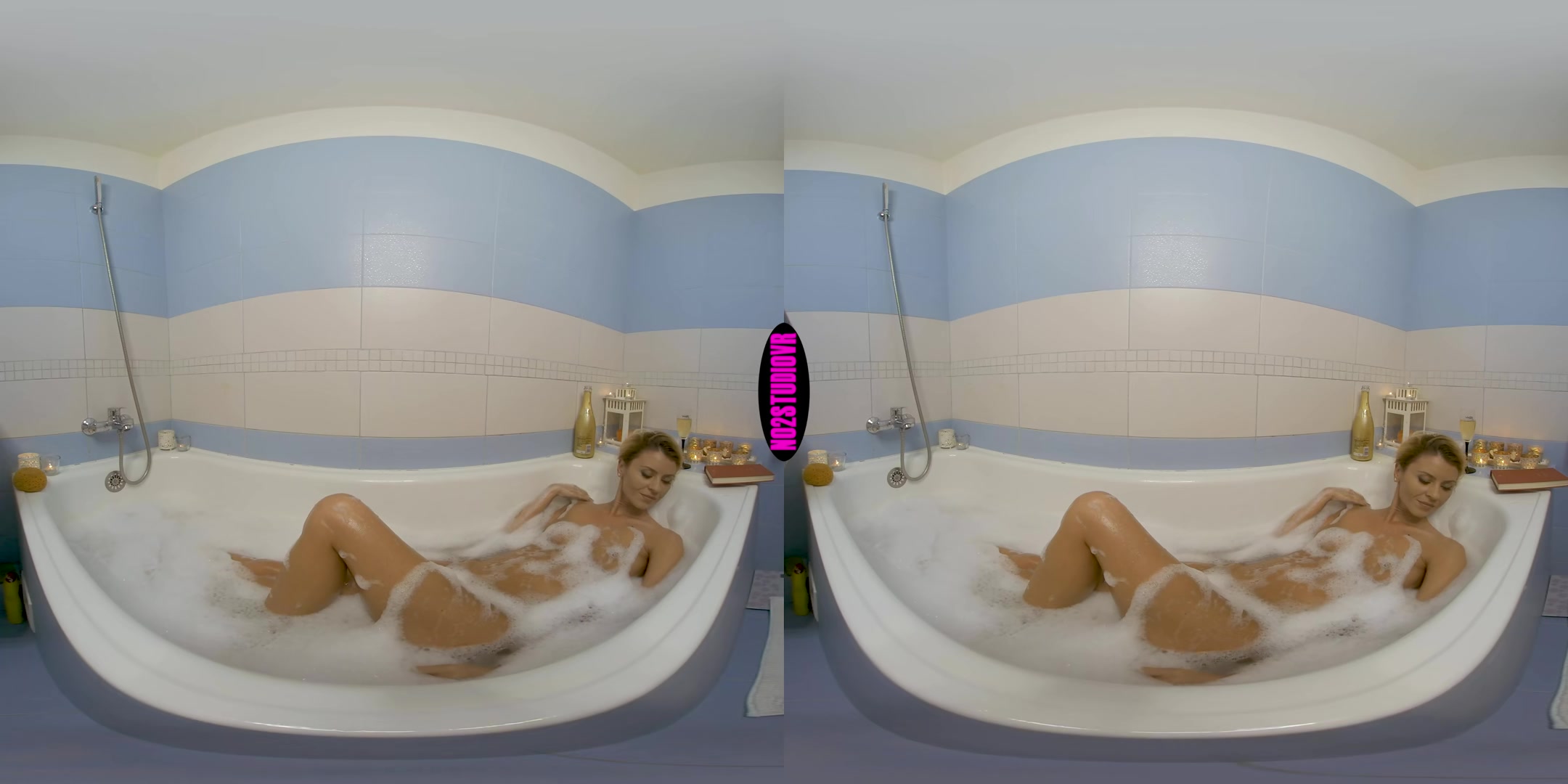 Bubble Bath Dildo Fun - No2StudioVR
