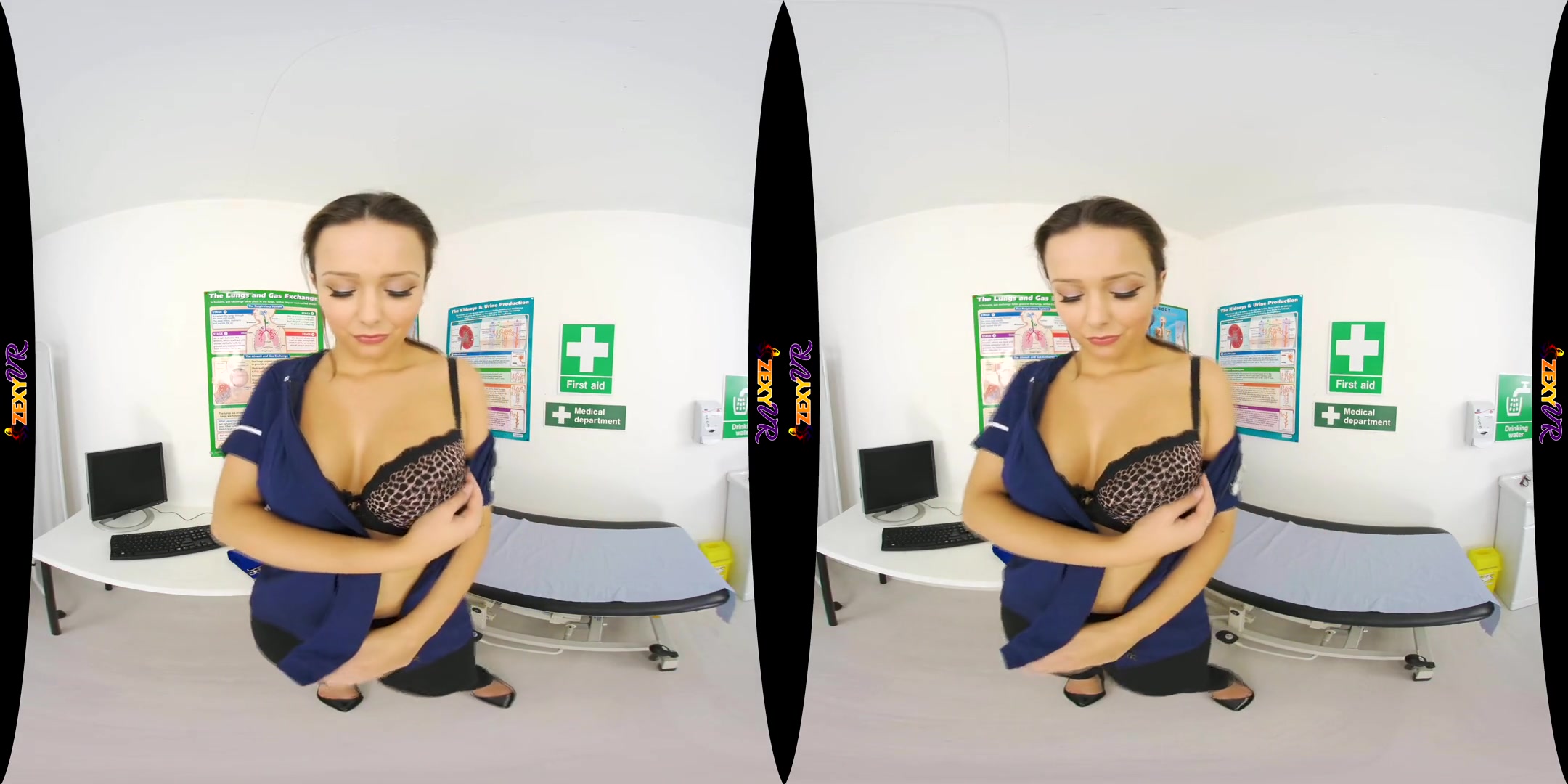 Alice Katz in Examine My Uniform - ZexyVR