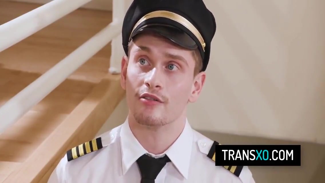Carrie Emberlyn And Jay Tee In Horny Pilot Fucks His Trans Flight Attendant