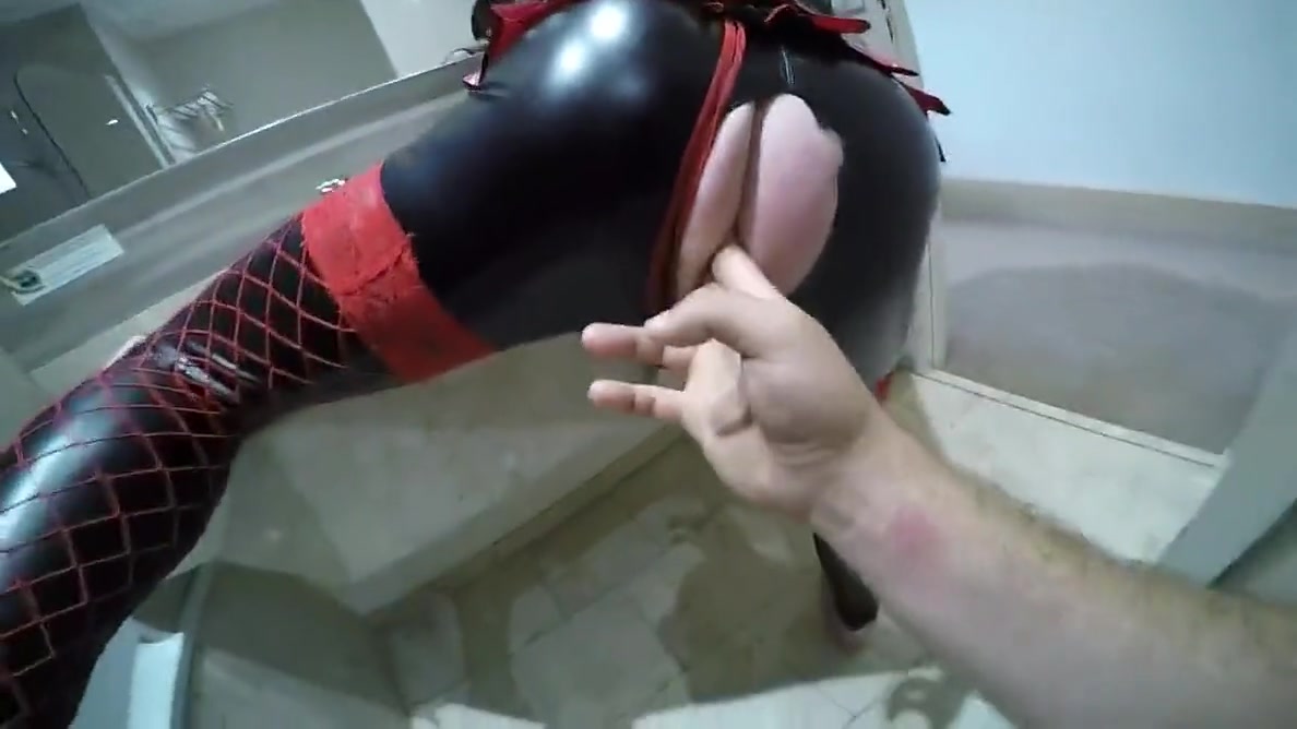 Mistress And Faggot In The Bathroom