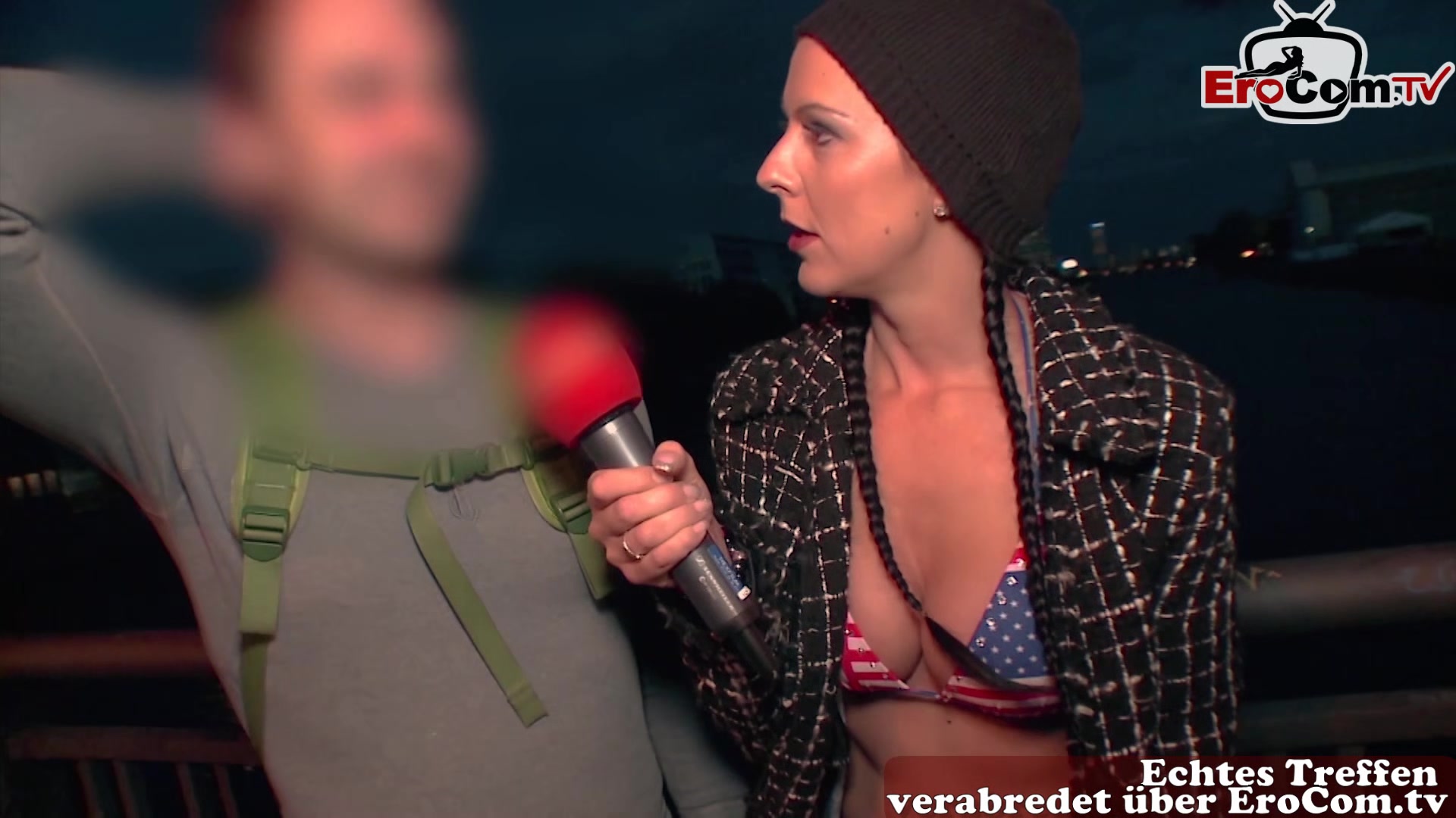 Public street sex casting with german teens 18+ and tourist