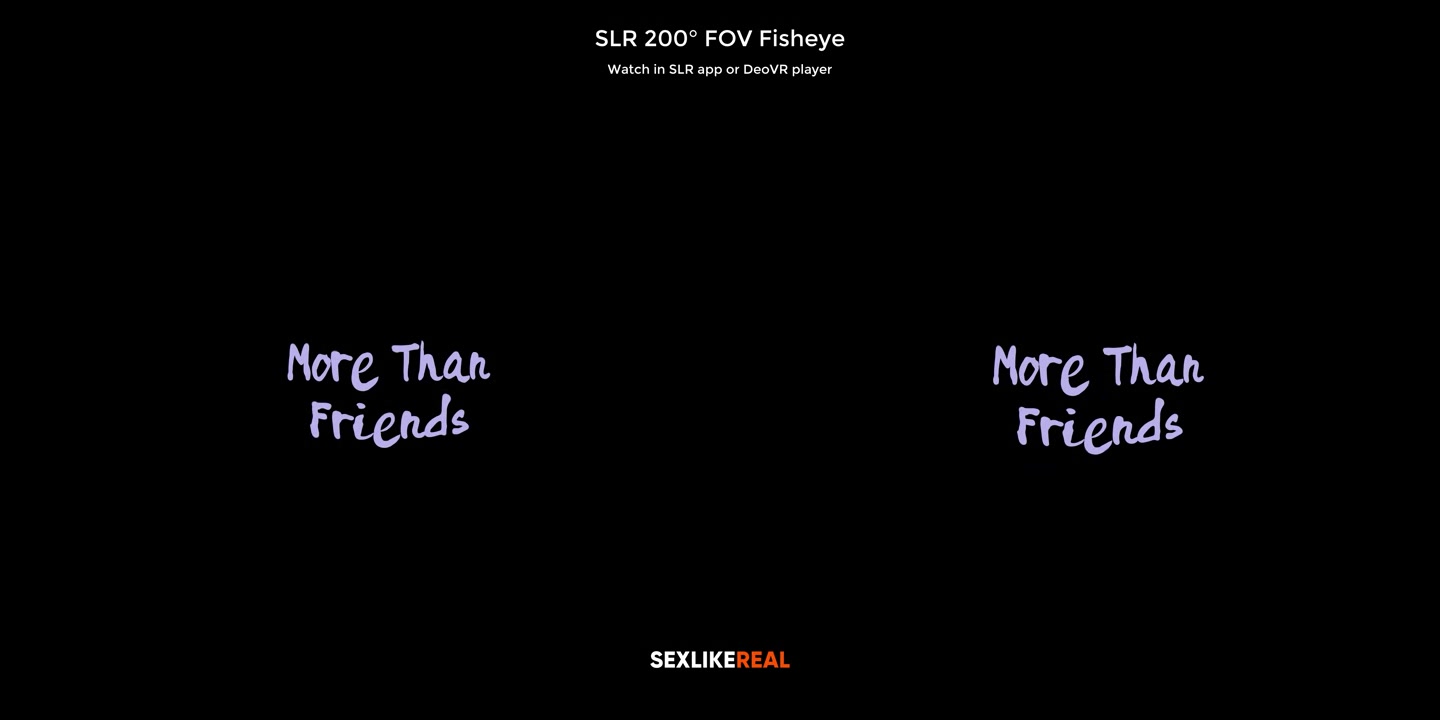 More Than Friends - SLROriginals