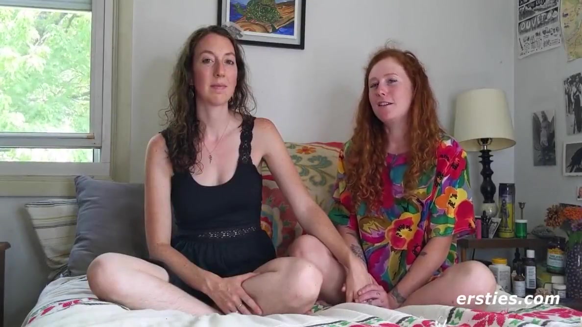 Real Couple Play With A Lesbian Strap On