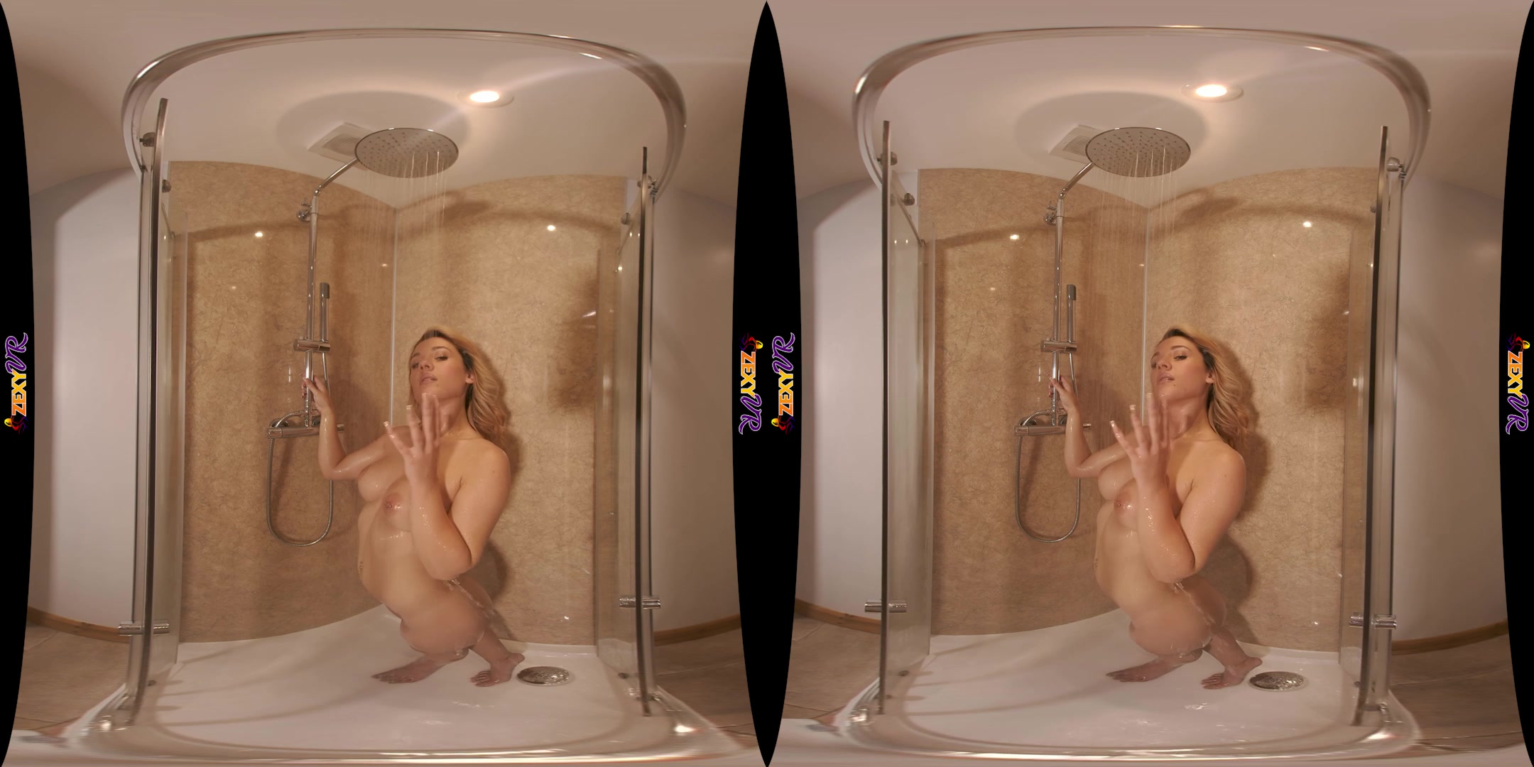 Steamy Shower featuring Chelsea Essex - ZexyVR
