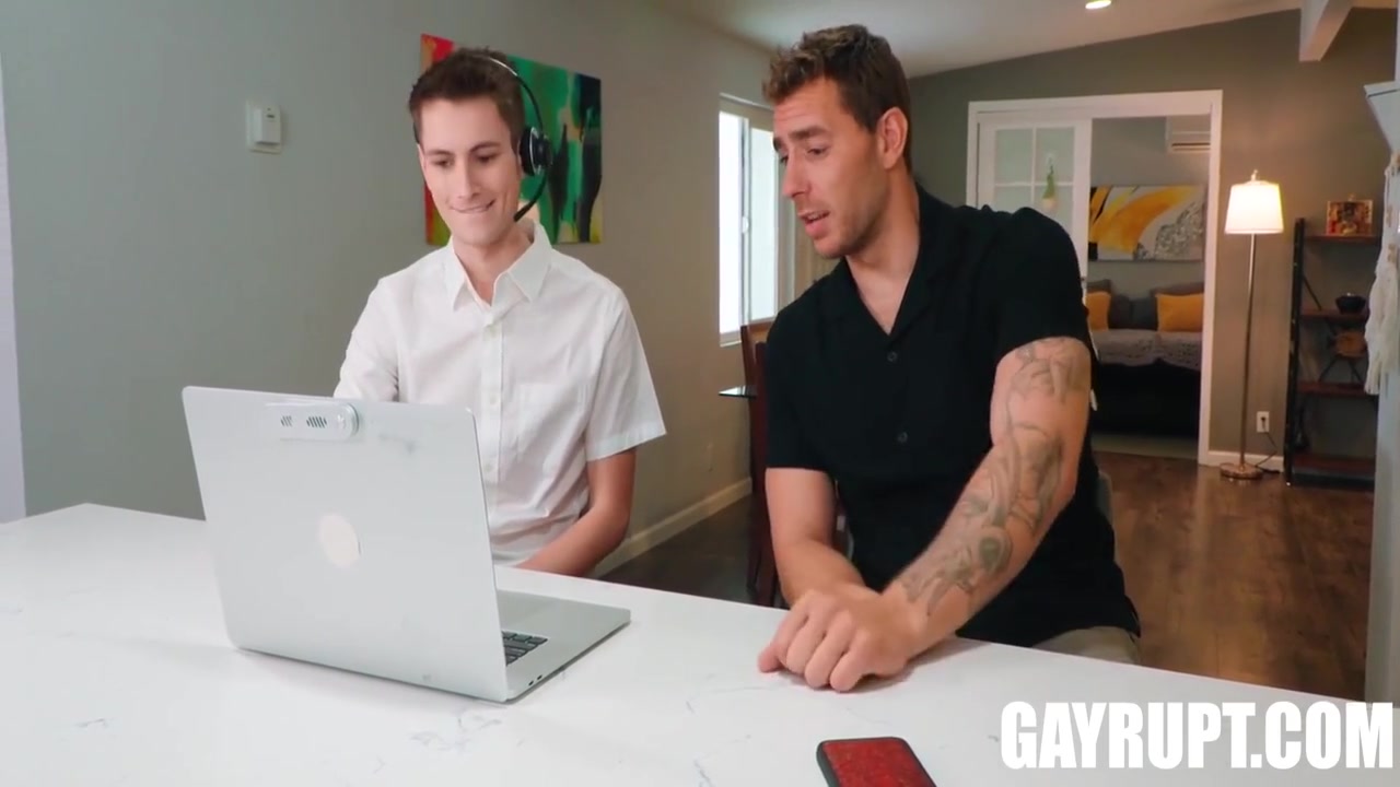 Work-from-home Training And Trevor Harriss Pantsless Adventure 7 Min