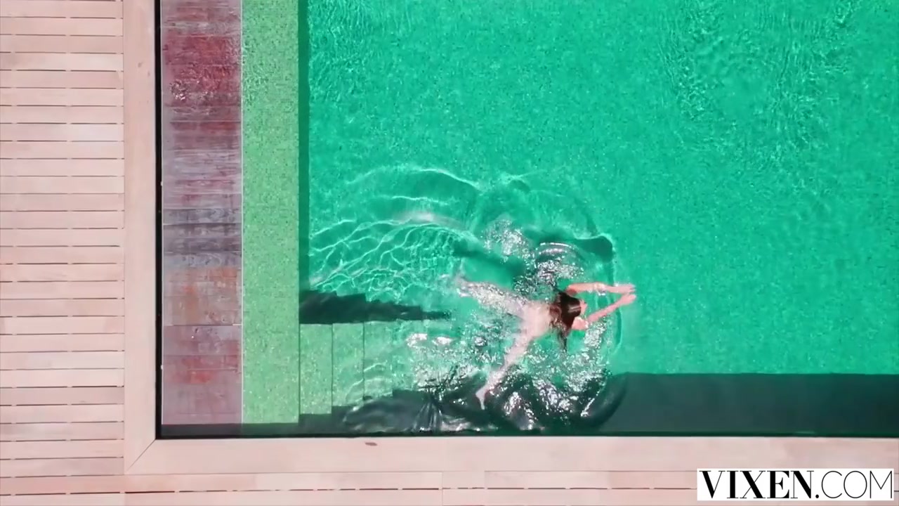 Petite Beauty Rides His Cock In Steamy Poolside Sex 12 Min - Dan Damage And Stefany Kyler