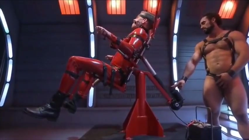 Latex Catsuit Superhero Captured And Nailed