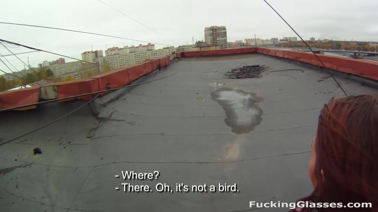 Fucking Glasses - Stacy Snake - Sex on the roof