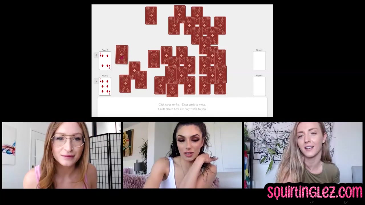 Lesbians having fun online on camera