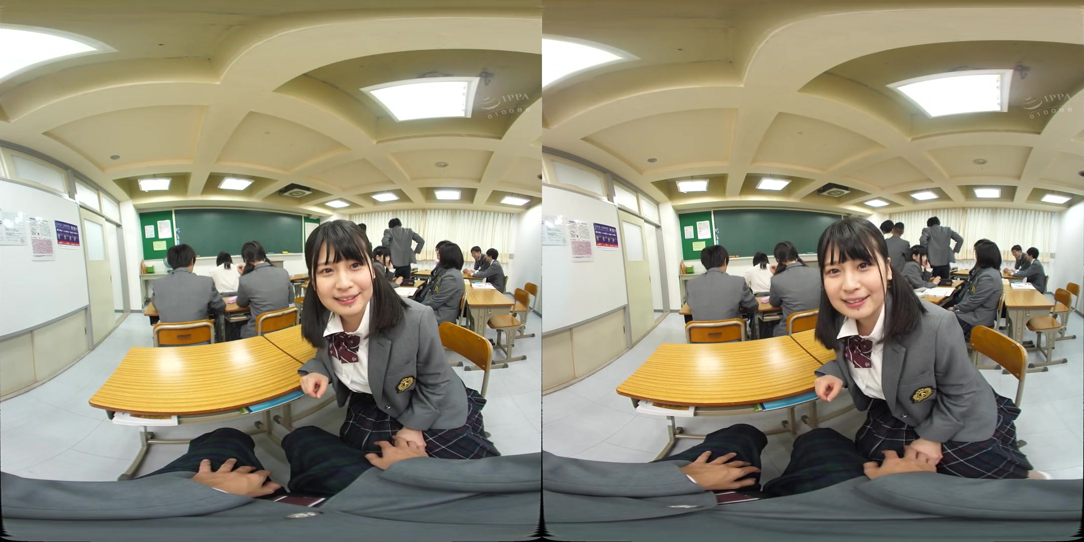 The Experience of Youth VR 2: Secret Kissing and Handjobs at your Desk and Passionate Sex After School - Fuck Young Japanese Schoolgirl POV