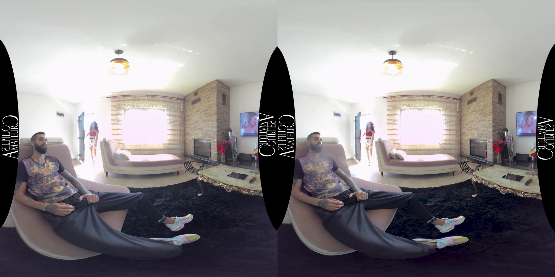 Caught My Stepbrother Watching Porn - AmateurCouplesVR
