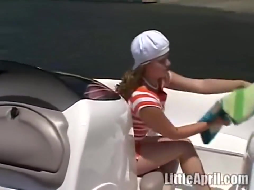 Fingering Outdoors With Little April